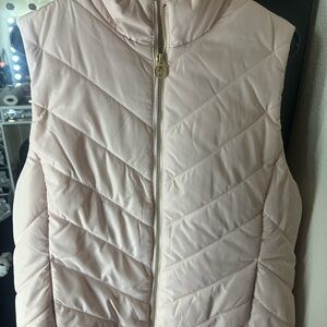 Women's Pink Quilted Vest
